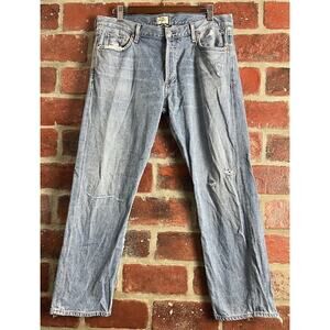 Citizens of Humanity COH Emerson Slim Boyfriend Jeans Distressed Size 29 $248